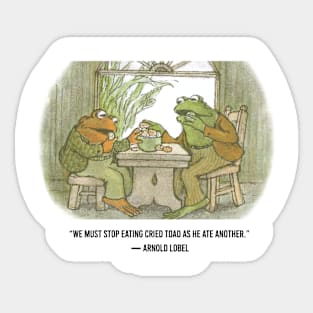 Frog And Toad Best Friend Sticker